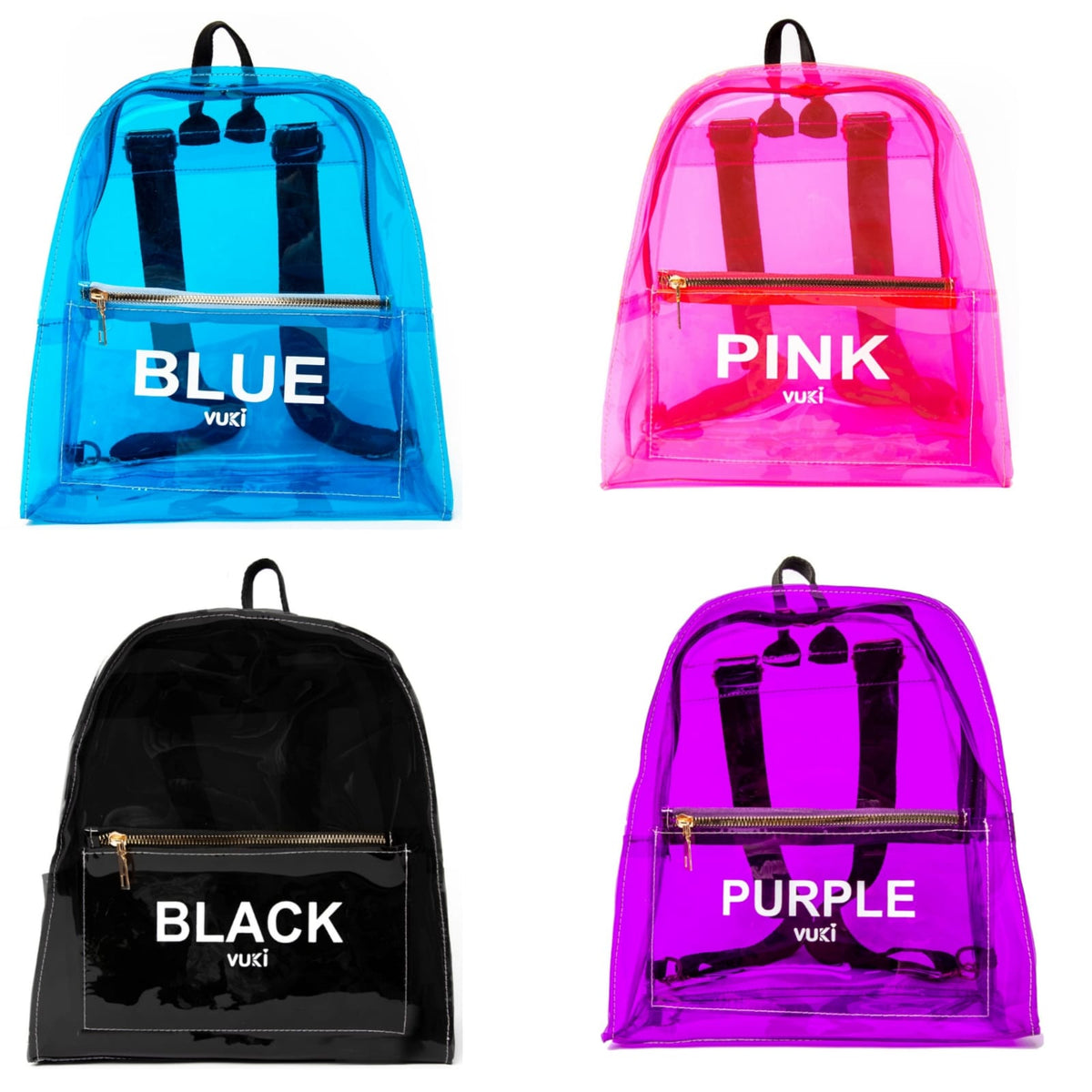 Clear store neon backpack