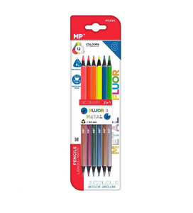 MP Fluor & Metal Bicolor Pencils (PE334)