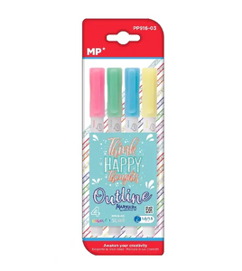 MP Outline Markers 4pcs (PP916-03)